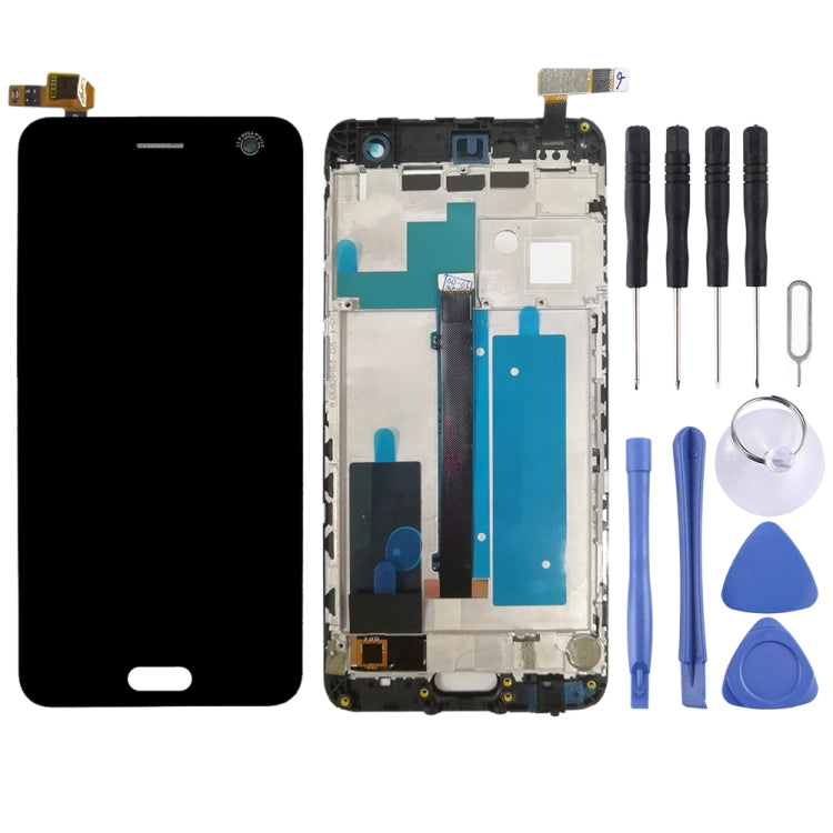 OEM LCD Screen For ZTE Blade V8 BV0800  Digitizer Full Assembly with Frame���Black) - free shipping - PMC TechLife - Order now!