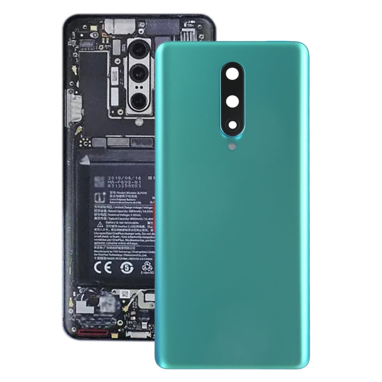 For OnePlus 8 Battery Back Cover with Camera Lens Cover (Green) - Back Cover by PMC TechLife | Online Shopping South Africa | PMC TechLife