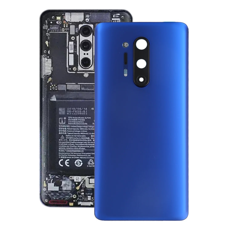 For OnePlus 8 Pro Battery Back Cover with Camera Lens Cover (Blue) - Back Cover by PMC TechLife | Online Shopping South Africa | PMC TechLife