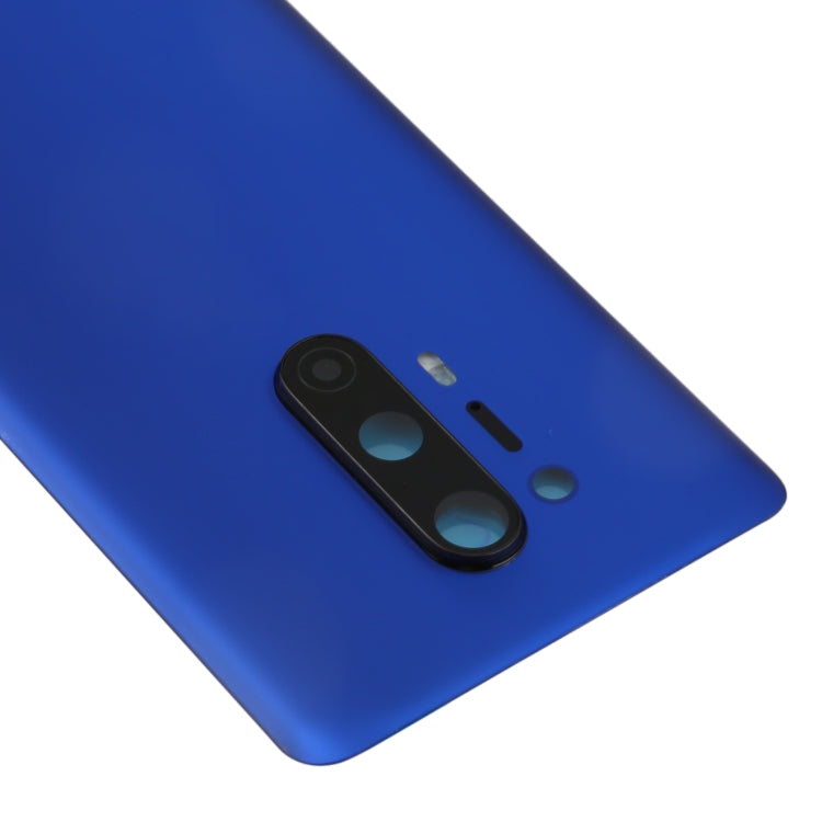 For OnePlus 8 Pro Battery Back Cover with Camera Lens Cover (Blue) - Back Cover by PMC TechLife | Online Shopping South Africa | PMC TechLife