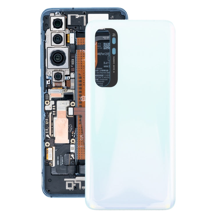 Original Battery Back Cover for Xiaomi Mi Note 10 Lite M2002F4LG M1910F4G(White) - Back Cover by PMC TechLife | Online Shopping South Africa | PMC TechLife