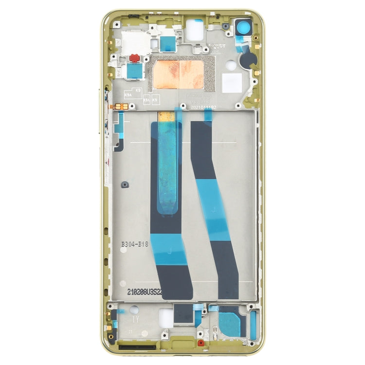 Original Front Housing LCD Frame Bezel Plate for Xiaomi Mi 11 Lite 5G / Mi 11 Youth/11 Lite 5G NE(Yellow) - Frame Bezel Plate by PMC TechLife | Online Shopping South Africa | PMC TechLife