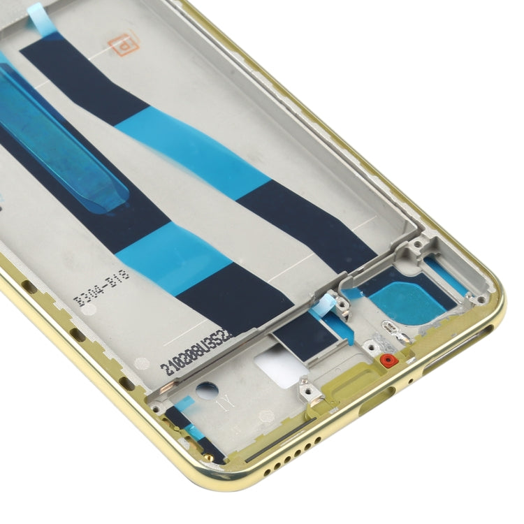 Original Front Housing LCD Frame Bezel Plate for Xiaomi Mi 11 Lite 5G / Mi 11 Youth/11 Lite 5G NE(Yellow) - Frame Bezel Plate by PMC TechLife | Online Shopping South Africa | PMC TechLife