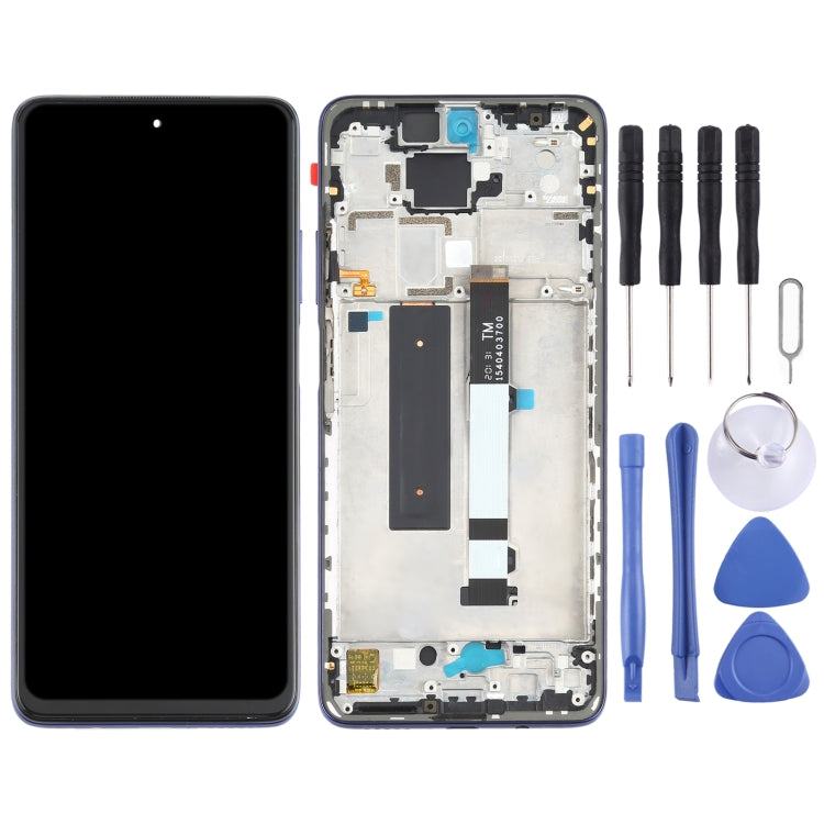 Original LCD Screen for Xiaomi Redmi Note 9 Pro 5G / Mi 10T Lite 5G M2007J17C M2007J17G Digitizer Full Assembly with Frame(Blue) - free shipping - PMC TechLife - Order now!