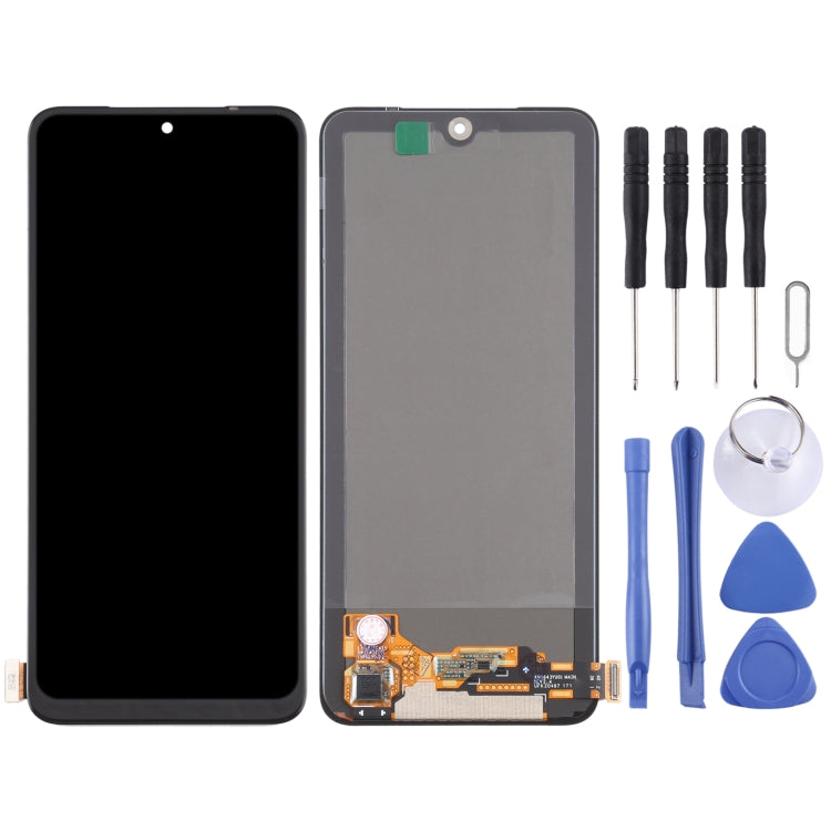 Original AMOLED Material LCD Screen and Digitizer Full Assembly for Xiaomi Redmi Note 10 4G / Redmi Note 10S / Redmi Note 11 SE India / Poco M5s  M2101K7AI, M2101K7AG - free shipping - PMC TechLife - Order now!