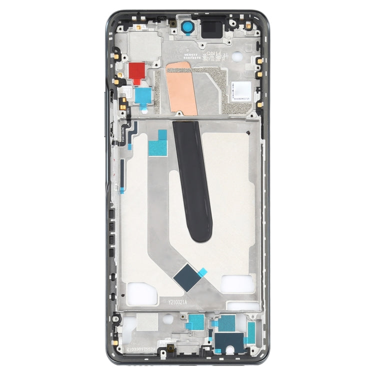 Original Front Housing LCD Frame Bezel Plate for Xiaomi Poco F3 M2012K11AG (Black) - Frame Bezel Plate by PMC TechLife | Online Shopping South Africa | PMC TechLife