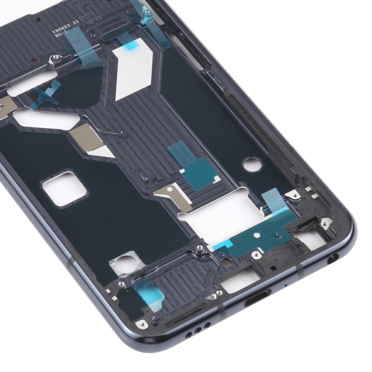 Front Housing LCD Frame Bezel Plate for LG G8s ThinQ LMG810 LM-G810 LMG810EAW (Black) - For LG by PMC TechLife | Online Shopping South Africa | PMC TechLife