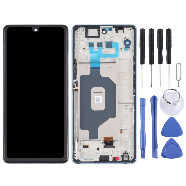 Original LCD Screen for LG Stylo 6 / K71 LMQ730TM LM-Q730TM LMQ730HA LM-Q730HA Digitizer Full Assembly with Frame (Blue) - free shipping - PMC TechLife - Order now!