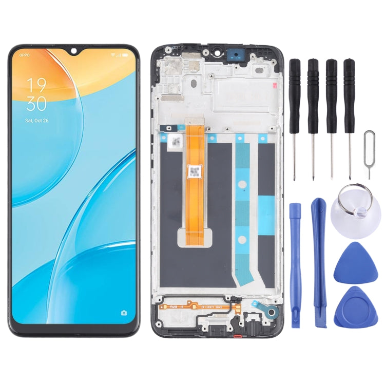 Original LCD Screen and Digitizer Full Assembly With Frame for OPPO A15 / A15S / A35 / A16K CPH2185 CPH2179 PEHM00 - free shipping - PMC TechLife - Order now!
