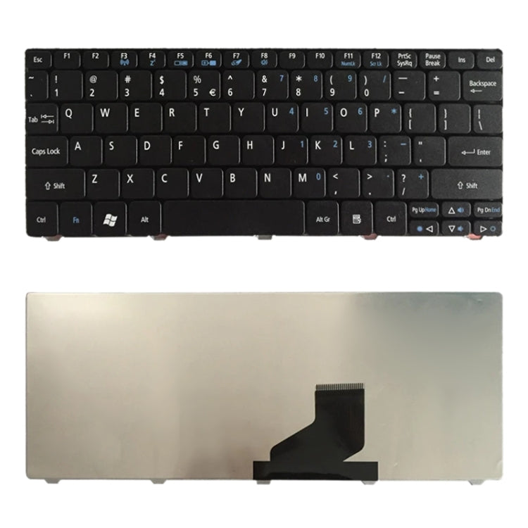 US Version Keyboard for Acer Aspire One D255 D256 D257 D260 D270 ZE6 532 532H 521 522 EM350 N55C ZH9 E100 AOE100 P0VE6 ZE7 - Replacement Keyboards by PMC TechLife | Online Shopping South Africa | PMC TechLife