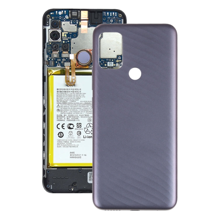 Battery Back Cover for Motorola Moto G10 XT2127-2 (Grey) - Back Cover by PMC TechLife | Online Shopping South Africa | PMC TechLife