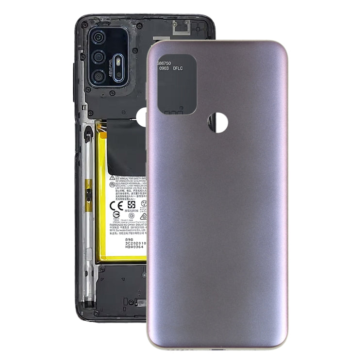 Battery Back Cover for Motorola Moto G30 XT2129-1 XT2129-2 PAML0000IN (Purple) - Back Cover by PMC TechLife | Online Shopping South Africa | PMC TechLife