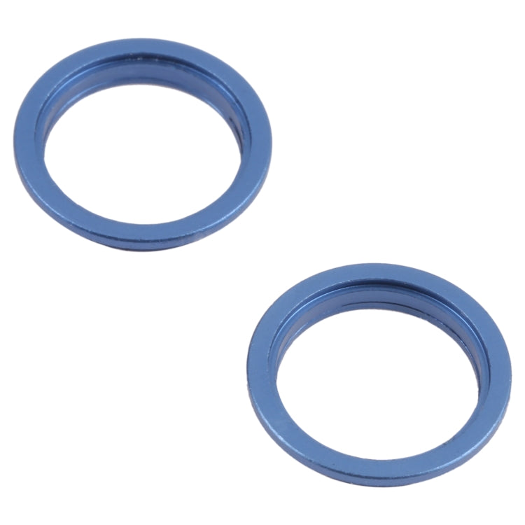 2 PCS Rear Camera Glass Lens Metal Outside Protector Hoop Ring for iPhone 13(Blue) - Camera Series by PMC TechLife | Online Shopping South Africa | PMC TechLife