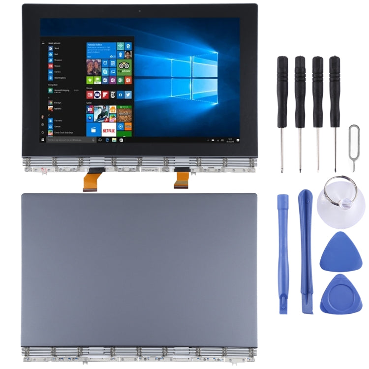 OEM LCD Screen for Lenovo YOGA Book YB1-X91 YB1-X91L YB1-X91F Digitizer Full Assembly with Frame(Grey) - free shipping - PMC TechLife - Order now!
