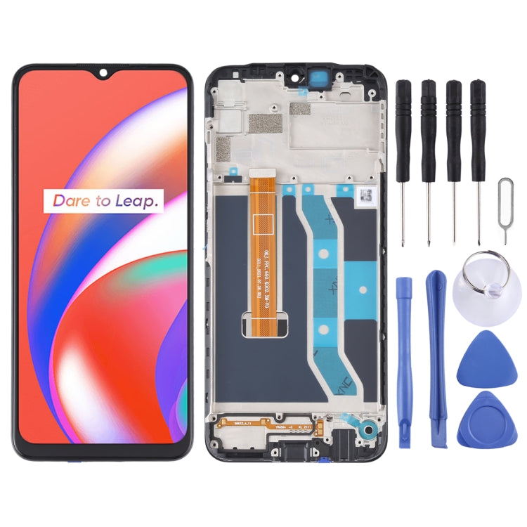 Original LCD Screen and Digitizer Full Assembly With Frame for OPPO Realme C12 RMX2189 - free shipping - PMC TechLife - Order now!