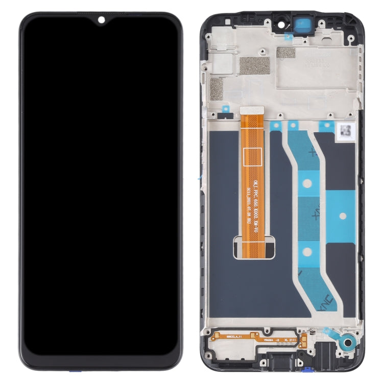 Original LCD Screen and Digitizer Full Assembly With Frame for OPPO Realme C12 RMX2189 - free shipping - PMC TechLife - Order now!
