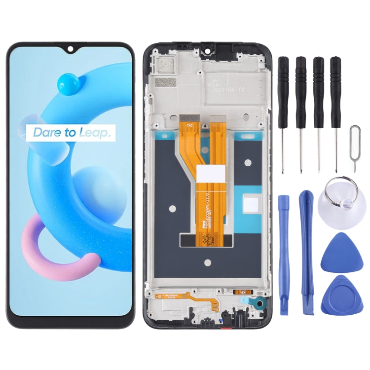 Original LCD Screen and Digitizer Full Assembly With Frame for OPPO Realme C20 / Realme C21 / Realme C11 (2021) - free shipping - PMC TechLife - Order now!