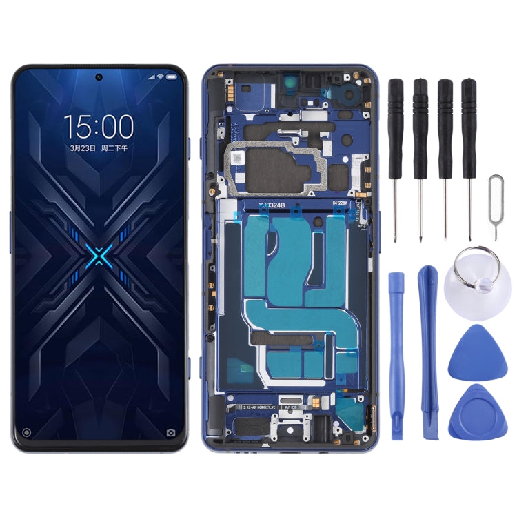 Original LCD Screen and Digitizer Full Assembly With Frame for Xiaomi Black Shark 4 / Black Shark 4 Pro SHARK PRS-H0, SHARK PRS-A0(Blue) - free shipping - PMC TechLife - Order now!