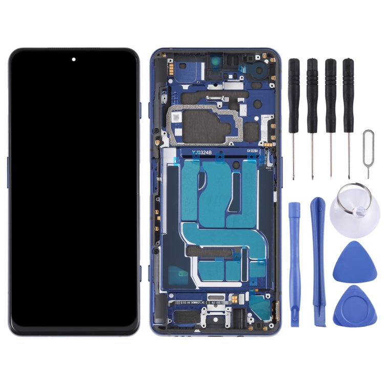 Original LCD Screen and Digitizer Full Assembly With Frame for Xiaomi Black Shark 4 / Black Shark 4 Pro SHARK PRS-H0, SHARK PRS-A0(Blue) - free shipping - PMC TechLife - Order now!