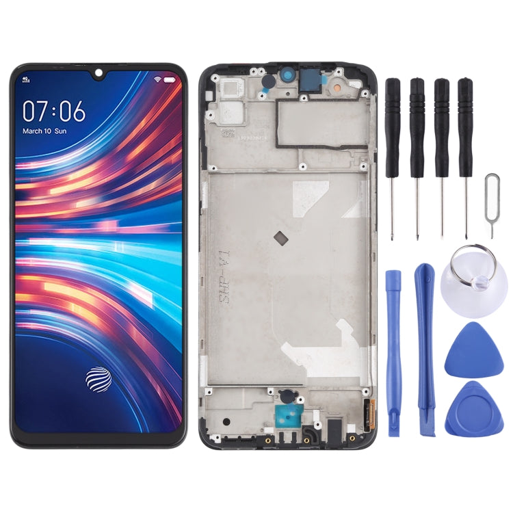 Original LCD Screen and Digitizer Full Assembly With Frame for vivo Y7s - free shipping - PMC TechLife - Order now!