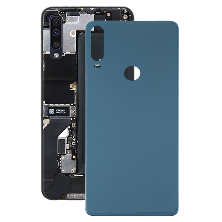 For Alcatel 3x (2019) 5048 5048U 5048Y Glass Battery Back Cover  (Green) - Back Cover by PMC TechLife | Online Shopping South Africa | PMC TechLife | Buy Now Pay Later Mobicred