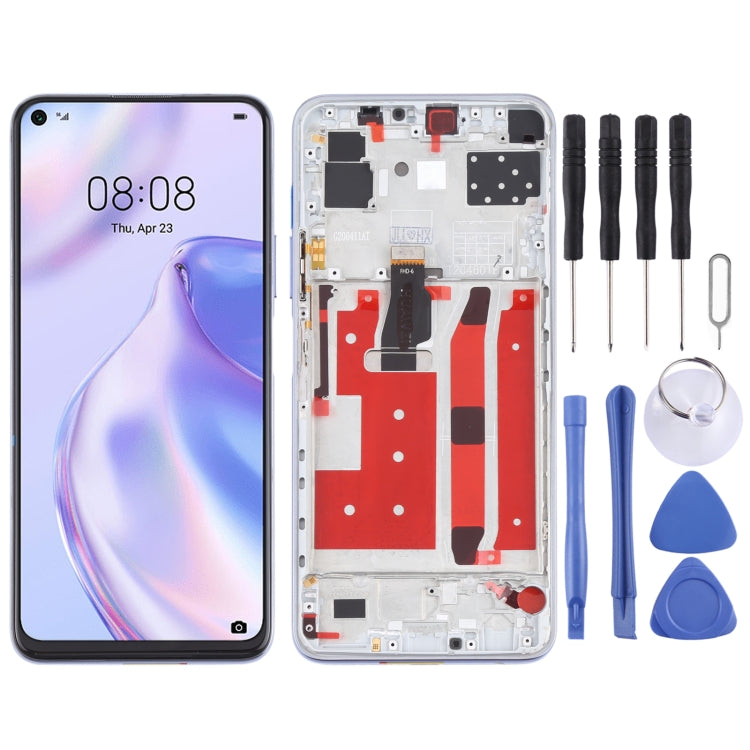 Original LCD Screen for Huawei P40 Lite 5G Digitizer Full Assembly With Frame(Purple) - free shipping - PMC TechLife - Order now!
