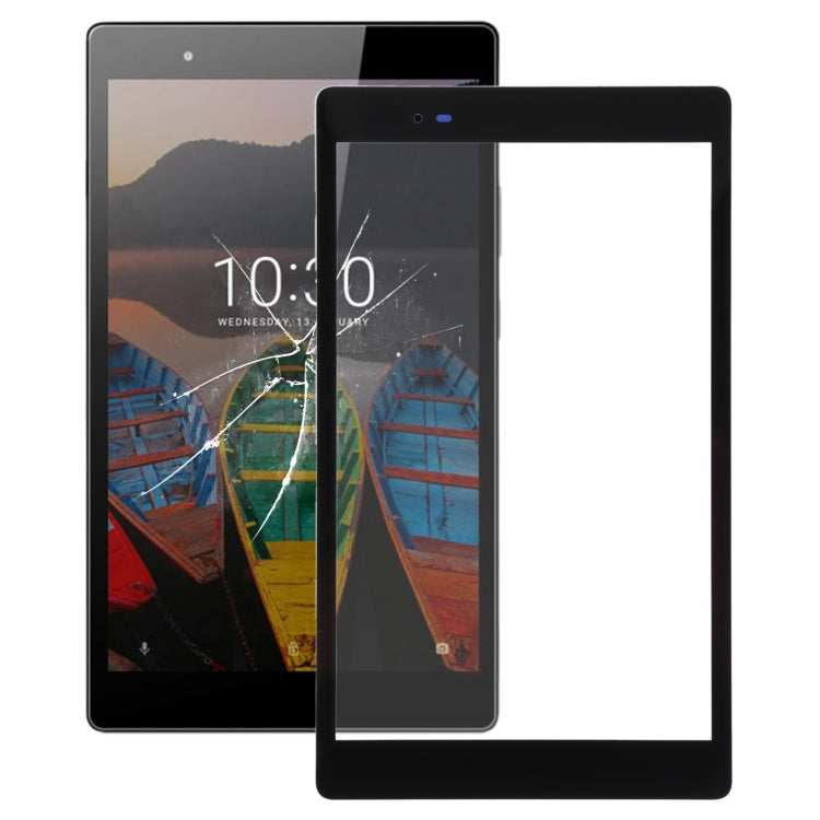 Front Screen Outer Glass Lens for Lenovo Tab3 8 Plus TB-8703F TB-8703X (Black) - free shipping - PMC TechLife - Order now!