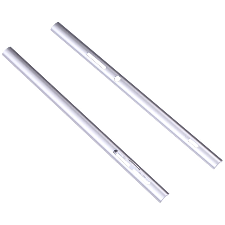 1 Pair Metal Side Part Sidebar For Sony Xperia XA2 Ultra (Silver) - Frame Bezel Plate by PMC TechLife | Online Shopping South Africa | PMC TechLife