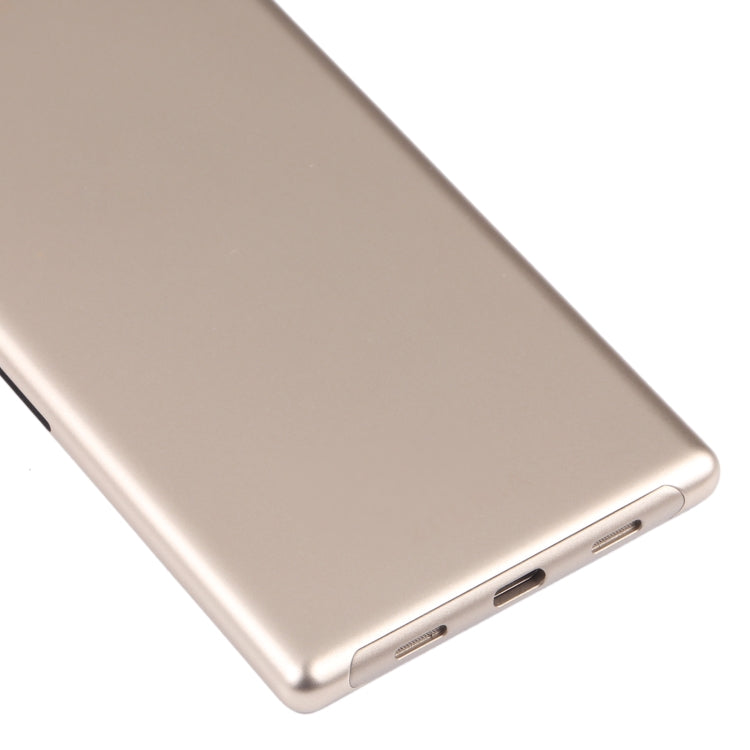 Battery Back Cover for Sony Xperia 10 Plus(Gold) - Back Cover by PMC TechLife | Online Shopping South Africa | PMC TechLife