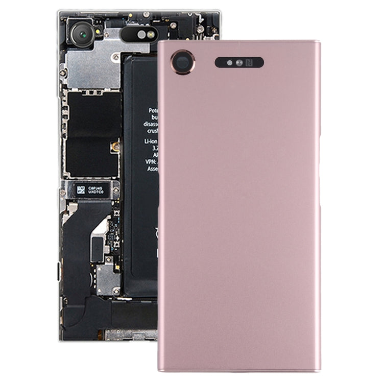 Battery Back Cover for Sony Xperia XZ1(Pink) - Back Cover by PMC TechLife | Online Shopping South Africa | PMC TechLife