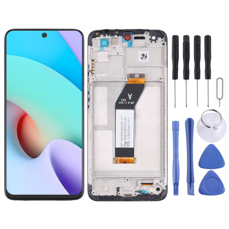 Original LCD Screen for Xiaomi Redmi 10 21061119AG Digitizer Full Assembly with Frame - free shipping - PMC TechLife - Order now!