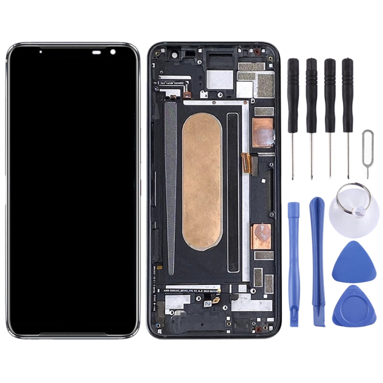 Original OLED LCD Screen for Asus ROG Phone 3 ZS661KS I003DD Digitizer Full Assembly with Frame���Black) - free shipping - PMC TechLife - Order now!