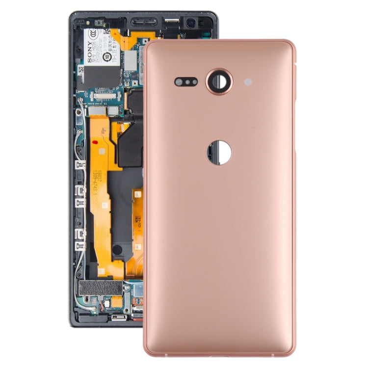 Battery Back Cover for Sony Xperia XZ2 Compact(Pink) - Back Cover by PMC TechLife | Online Shopping South Africa | PMC TechLife