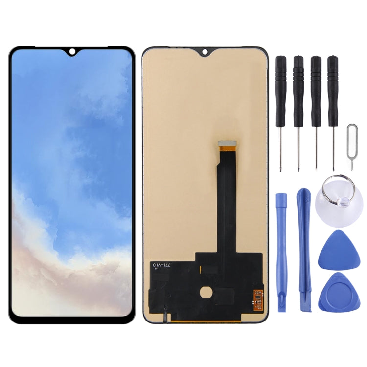 For OnePlus 7T HD1901 HD1903 HD1900 TFT Material LCD Screen and Digitizer Full Assembly (Black) - free shipping - PMC TechLife - Order now!