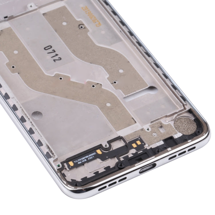 Original Front Housing LCD Frame Bezel Plate for TCL 10L / 10 Lite T770H, T770B (Silver) - For TCL by PMC TechLife | Online Shopping South Africa | PMC TechLife