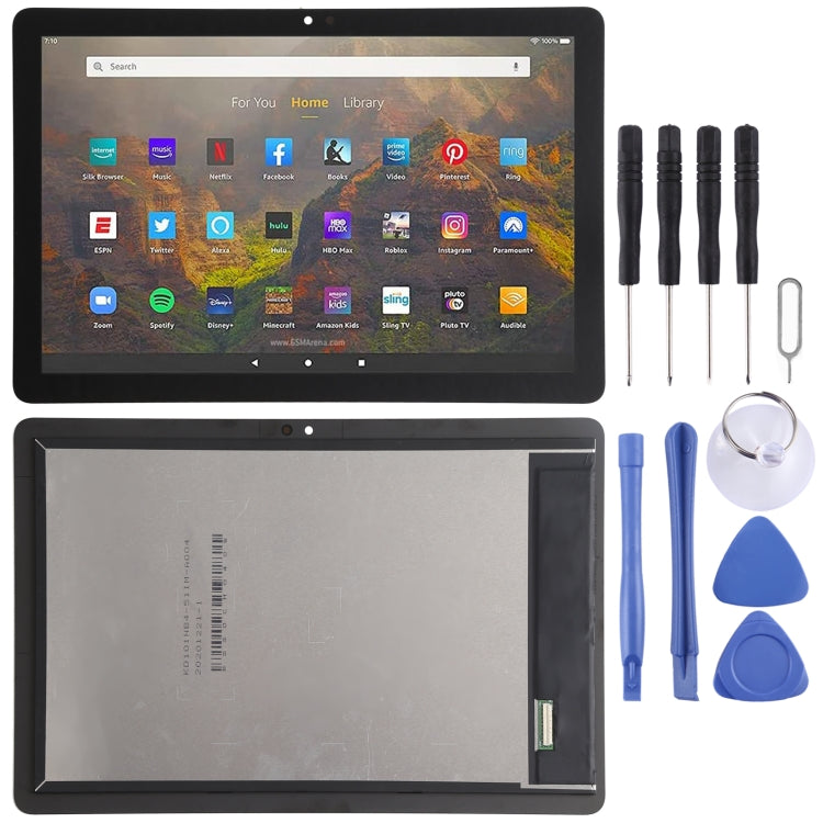 OEM LCD Screen for Amazon Fire HD 10 (2021) T76N2B T76N2P with Digitizer Full Assembly (Black) - free shipping - PMC TechLife - Order now!