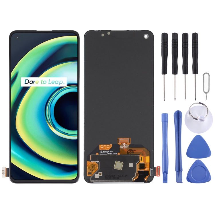 Original Super AMOLED Material LCD Screen and Digitizer Full Assembly for OPPO Realme Q3 Pro 5G / Realme Q3 Pro Carnival RMX2205 - free shipping - PMC TechLife - Order now!