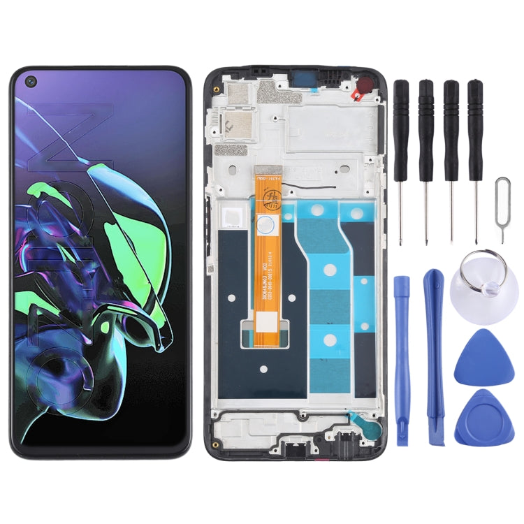 LCD Screen and Digitizer Full Assembly with Frame for OPPO Realme Narzo - free shipping - PMC TechLife - Order now!