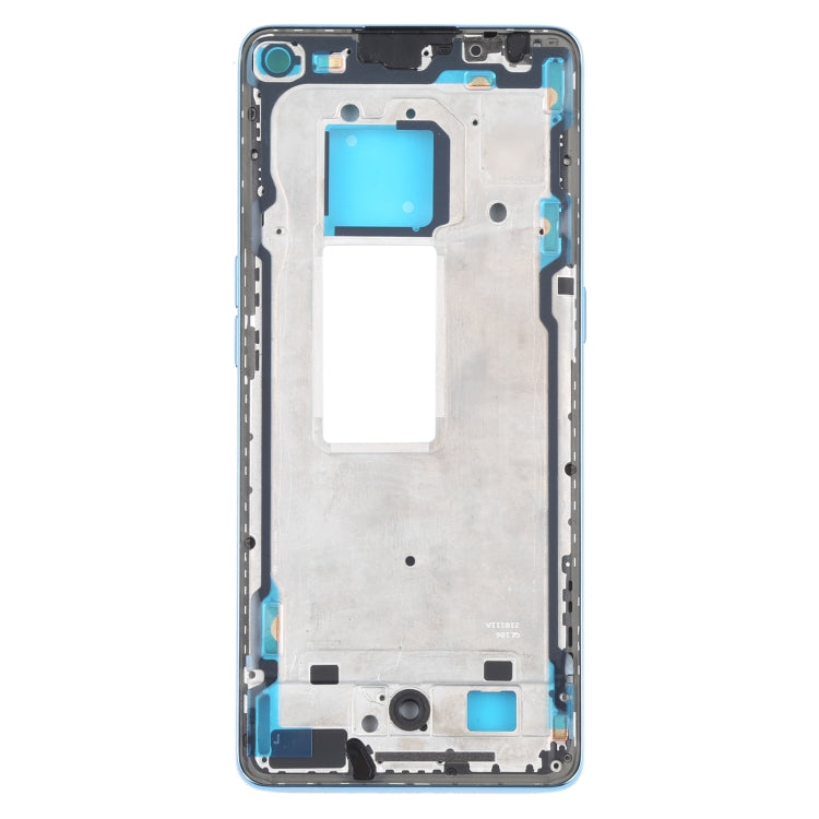 For OPPO Realme X7 Pro Ultra Original Front Housing LCD Frame Bezel Plate (Blue) - Frame Bezel Plate by PMC TechLife | Online Shopping South Africa | PMC TechLife