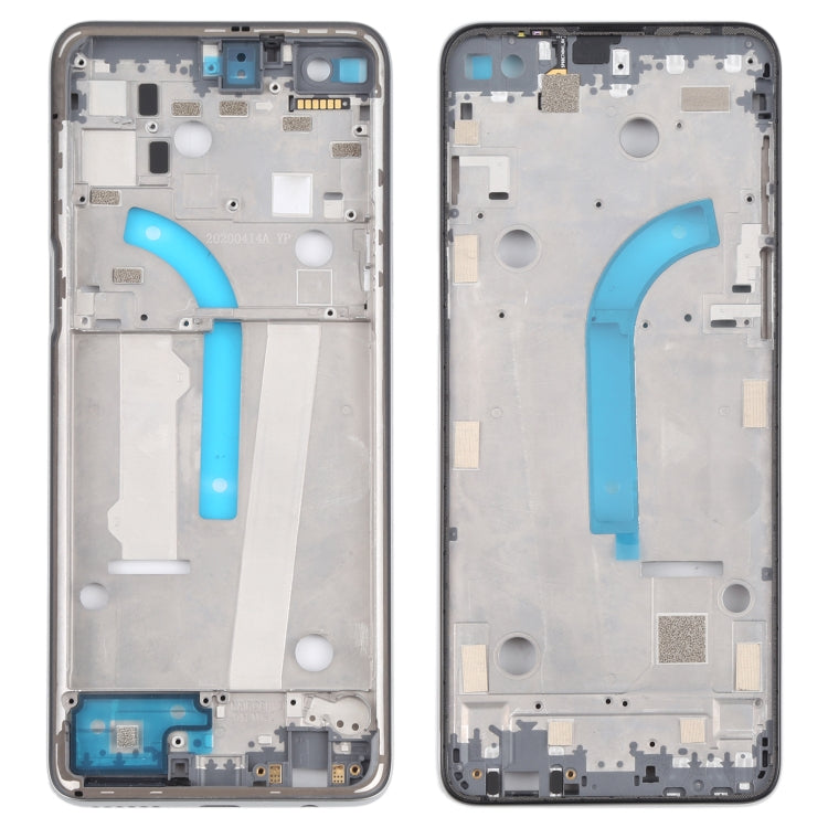 Original Front Housing LCD Frame Bezel Plate for Motorola Moto G100 XT2125 XT2125-4 (Silver) - Frame Bezel Plate by PMC TechLife | Online Shopping South Africa | PMC TechLife