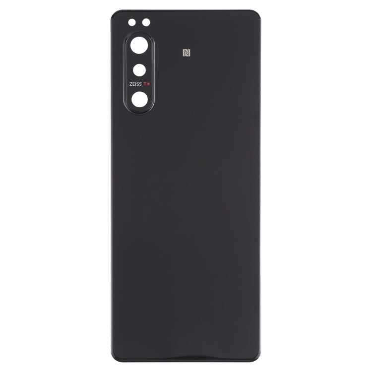 Battery Back Cover with Camera Lens Cover for Sony Xperia 5 II(Black) - Back Cover by PMC TechLife | Online Shopping South Africa | PMC TechLife