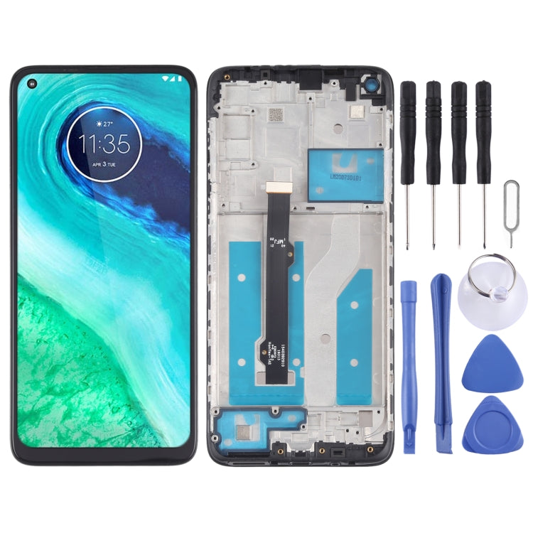 TFT LCD Screen for Motorola Moto G8 XT2045-1 Digitizer Full Assembly with Frame (Black) - free shipping - PMC TechLife - Order now!