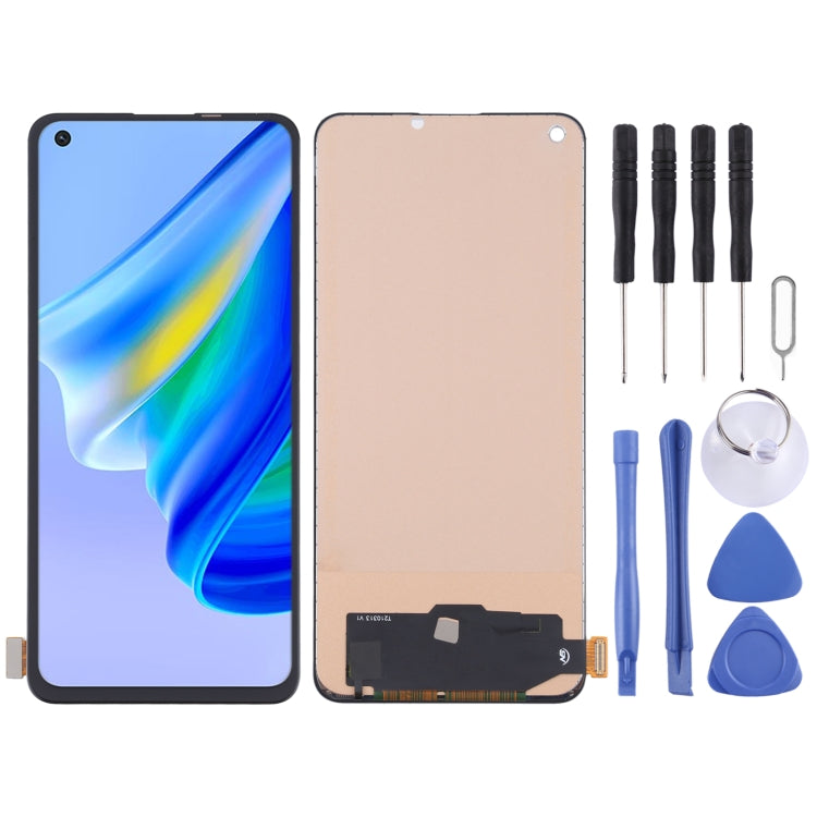 TFT Material LCD Screen and Digitizer Full Assembly (Not Supporting Fingerprint Identification) for OPPO A95 4G / F19s - free shipping - PMC TechLife - Order now!