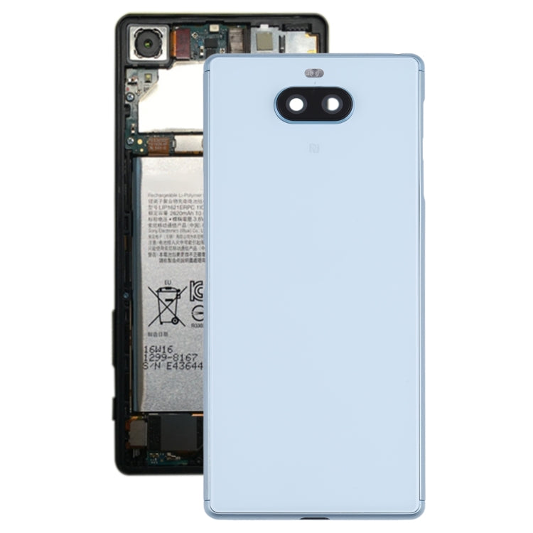 For Sony Xperia 8 Battery Back Cover with Middle Frame & Camera Lens Cover(Green) - Back Cover by PMC TechLife | Online Shopping South Africa | PMC TechLife