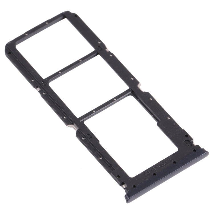 For OPPO A16 / A16S CPH2269 CPH2271  SIM Card Tray + SIM Card Tray + Micro SD Card Tray (Black) - free shipping - PMC TechLife - Order now!