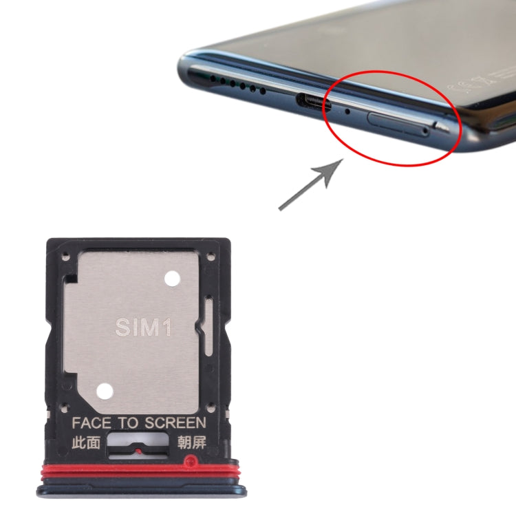 SIM Card Tray + SIM Card Tray / Micro SD Card Tray for Xiaomi Redmi Note 11 Pro (China) 21091116C / Redmi Note 11 Pro+ 5G / 11i / 11i HyperCharge 5G 21091116UI(Green) - Card Tray by PMC TechLife | Online Shopping South Africa | PMC TechLife