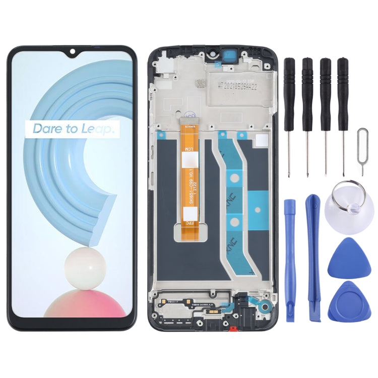 Original LCD Screen and Digitizer Full Assembly with Frame for OPPO Realme C21Y / Realme C25Y - free shipping - PMC TechLife - Order now!