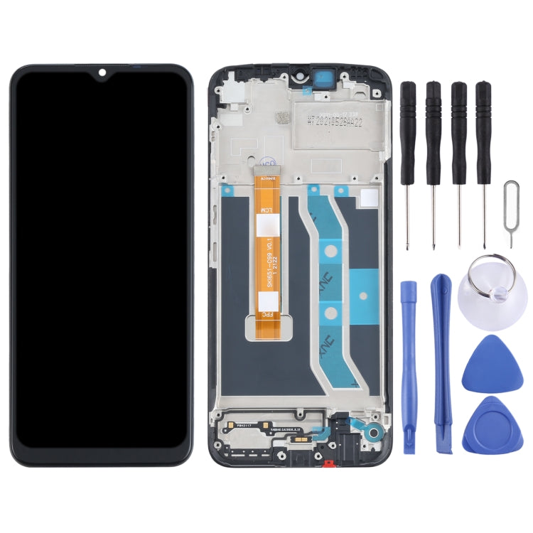 Original LCD Screen and Digitizer Full Assembly with Frame for OPPO Realme C21Y / Realme C25Y - free shipping - PMC TechLife - Order now!