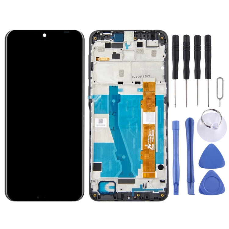 LCD Screen and Digitizer Full Assembly with Frame for Alcatel 3 / 3L 2019 OT-5053 5053K(Black) - free shipping - PMC TechLife - Order now!