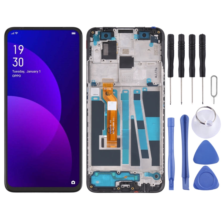 LCD Screen and Digitizer Full Assembly with Frame for OPPO F11 Pro CPH1959 CPH2209 CPH1989(Black) - free shipping - PMC TechLife - Order now!